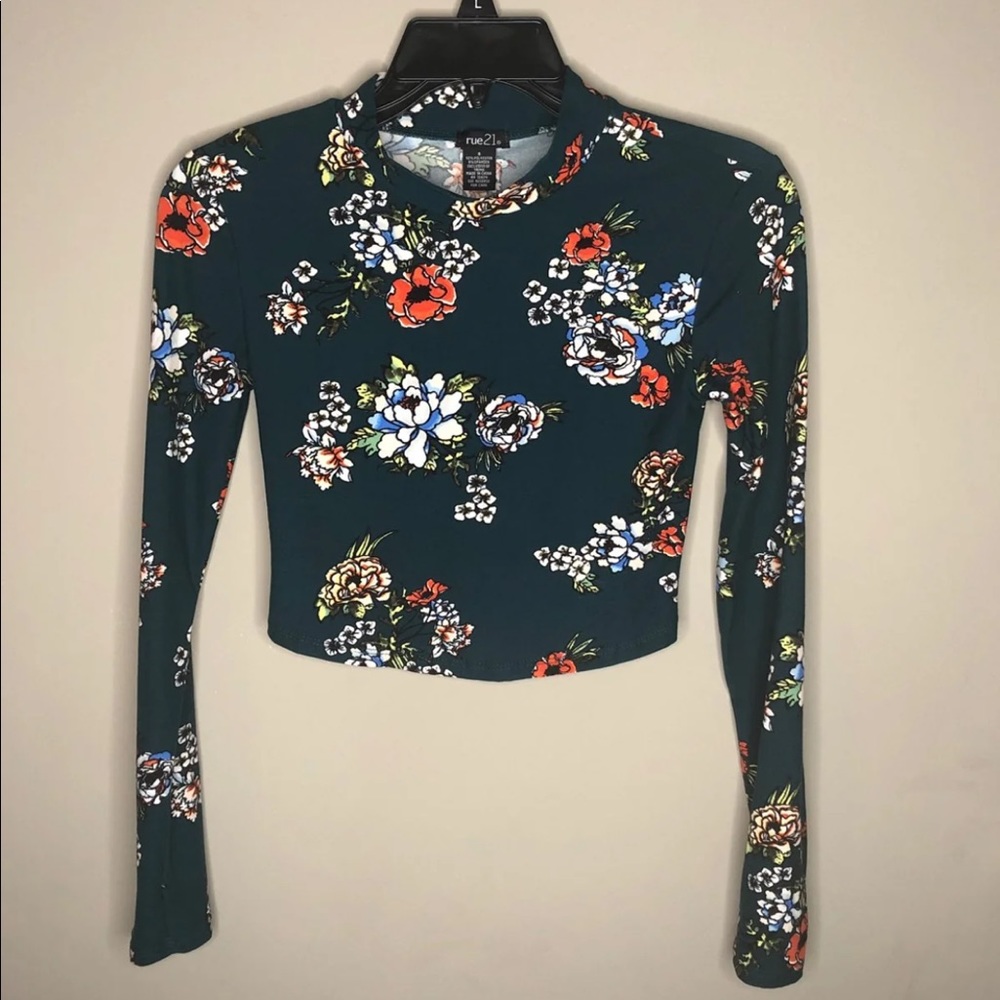 Floral crop top